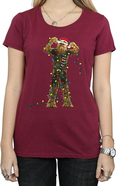 Produktbild Star Wars Chewbacca Christmas Lights TShirt (S)