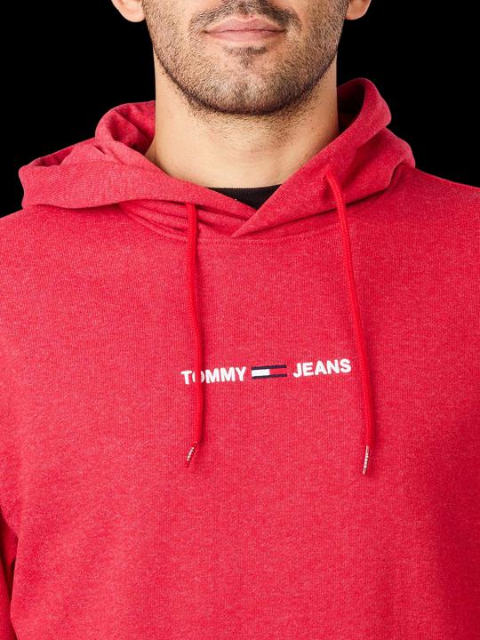 Image du produit Tommy Hilfiger Tommy Straight Logo Hoodie deep crimson (XXL)