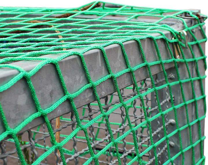 Produktbild Wiltec Ladungssicherungsnetz 4x2,5m Grün Anhänger Randkördel Witterungsbeständig