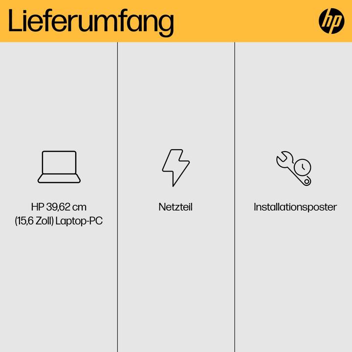 Produktbild HP 15-fc0075ng (15.60", AMD Ryzen 7 7730U, 17.18 GB, 1000 GB, DE)