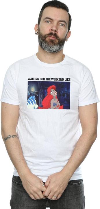 Image du produit Disney - T-shirt THE LITTLE MERMAID WAITING FOR THE WEEKEND - Homme (M)