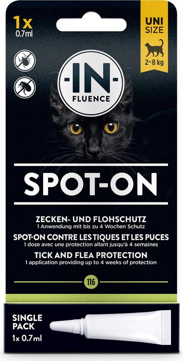 In-Fluence Spot-on Singlepack Zeckenschutz Katze (Katze, 0.70 ml)