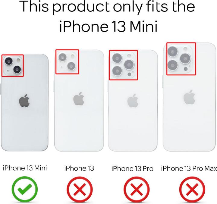 Actual product image Nalia Ring Silicone Cell Phone Case (Apple iPhone 13 mini)