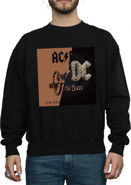 AC/DC Rock or Bust For Those About Splice Sweatshirt aus Baumwolle