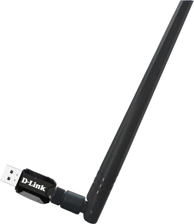 Actual product image D-Link DWA-137, Kabelgebunden, USB, WLAN, Wi-Fi 4 (802.11n), Schwarz (USB)