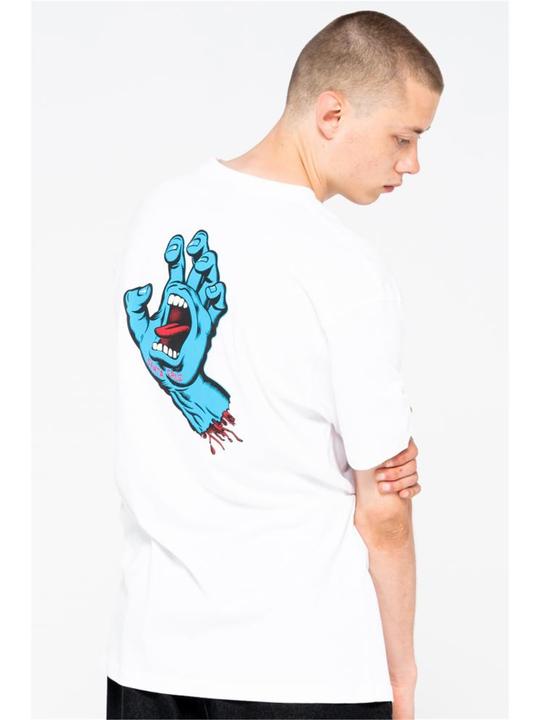 Actual product image Santa Cruz Screaming Hand Chest T-Shirt (S)