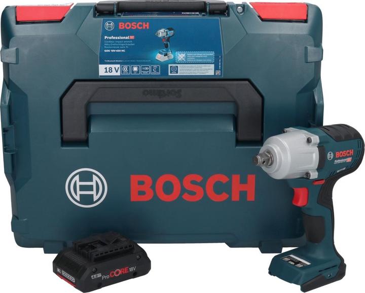 Actual product image Bosch Professional Bosch GDS 18V-450 HC Battery-powered rotary impact wrench 18 V 450 Nm 1/2" + 1x ProCORE (Rechargeable battery operated)