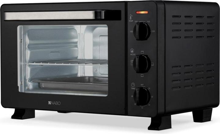 Produktbild NABO Miniofen BM1600 schwarz/edelstahl