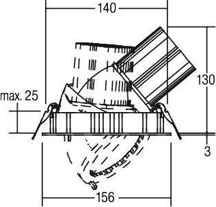 Produktbild Brumberg Leuchten LED-Einbaurichtstrahler 88673183 (2400 lm)