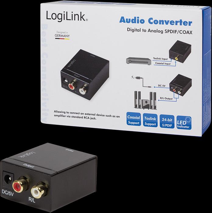 Image du produit LogiLink Convertisseur audio (Numérique -> Analogique)