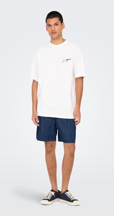 Produktbild Only & Sons Normal geschnitten Shorts Jeans-Shorts (XL)