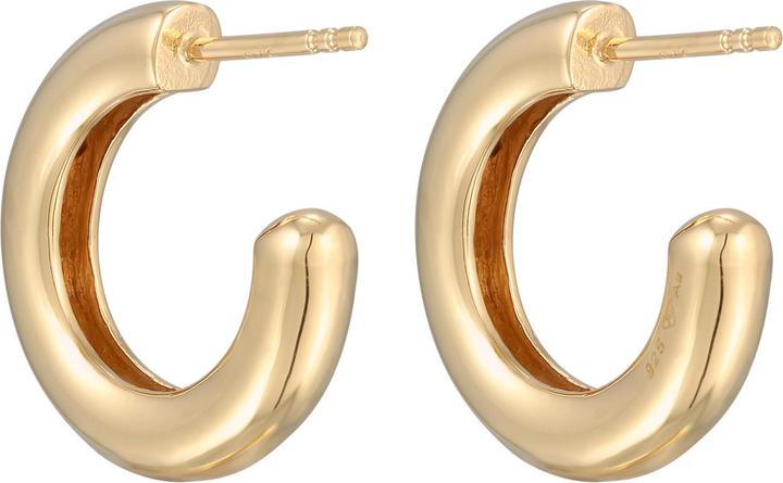 Produktbild Elli Ohrringe Creolen Stecker Basic Klassik 925 Silber (925er Sterling Silber)