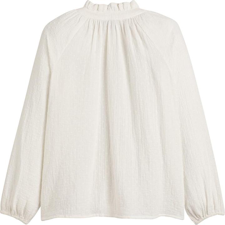 Produktbild La Redoute Collections Weite Bluse mit Stehkragen & Plumetismuster (110)