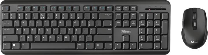 Produktbild Trust Ody Ii Wl Keyboard Mouse Blk D (DE, Kabellos)