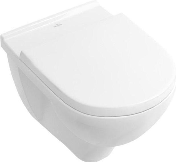 Villeroy & Boch WC basso O.Novo DirectFlush con bordo a spruzzo aperto bianco sospeso 5660RO01