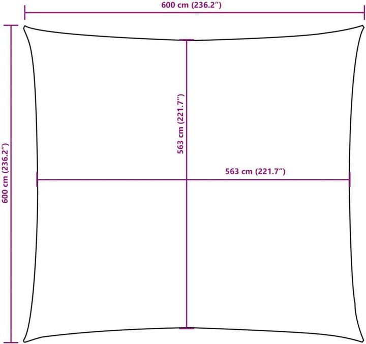 Actual product image VidaXL Fatianova (600 x 600 cm)