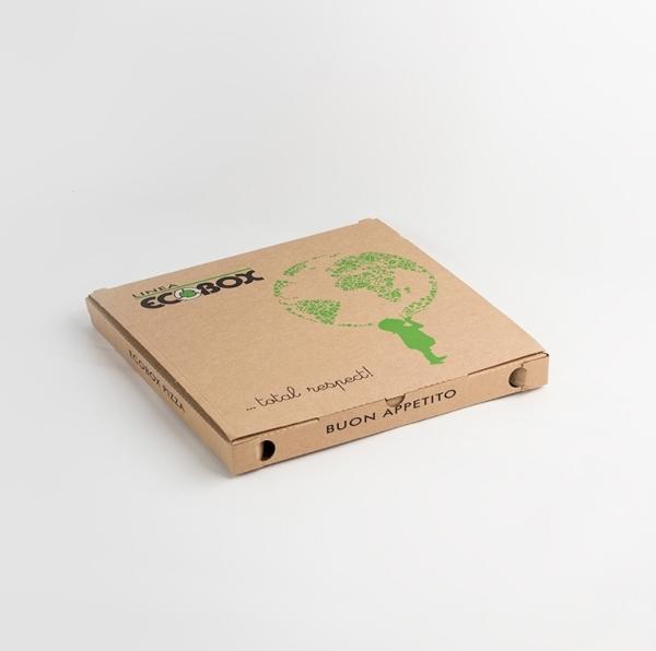 Immagine prodotto Antalis Scatola per pizza ecobox marrone senza fluoro 32x32x3cm 100pz/confezione - (100 pz.) (100 x)