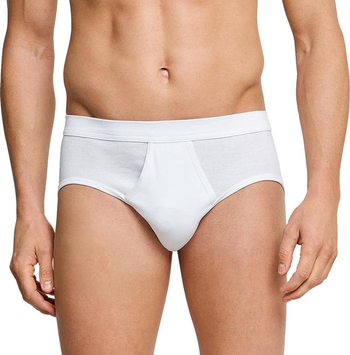 Image du produit Schiesser Lot de 4 slips de sport à fines côtes Cotton Essentials (L, paquet de 4)