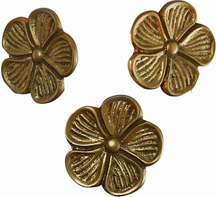 Actual product image Loberon Decorative pin set of 3 Olevir antique gold (3 pcs.)