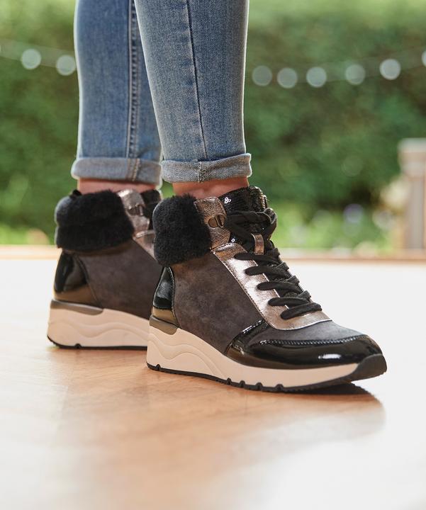 Actual product image Joe Browns Faux Fur Trim Trainer Boots (38)