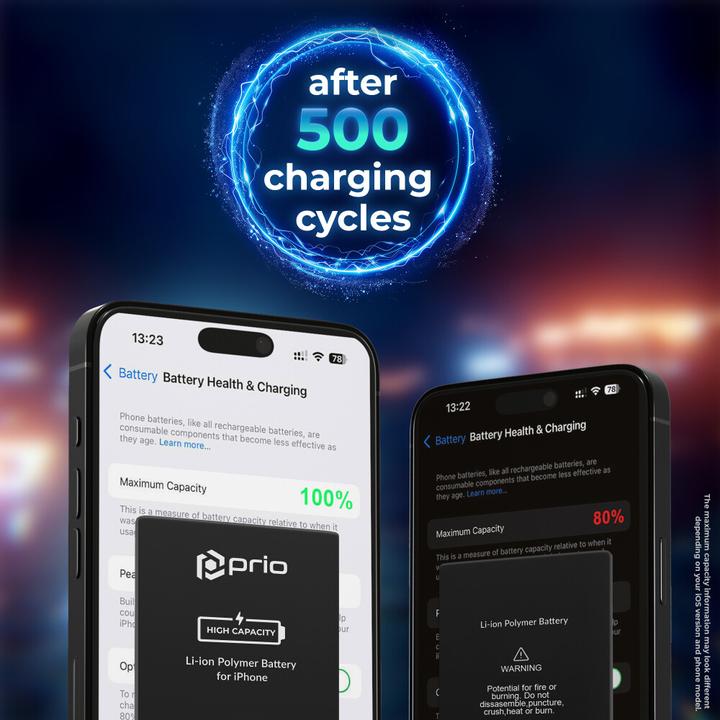 Productafbeelding prio Hochleistungsakku für iPhone 7 (2310 mAh) - Universal APN -