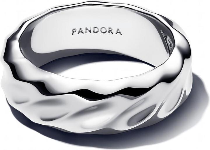 Produktbild Pandora Gewellter breiter Bandring (54, 925 Silber)