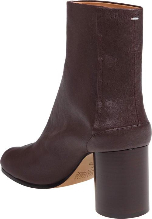 Maison Martin Margiela Maison margiela tabi ankle boots in soft brown nappa (38)
