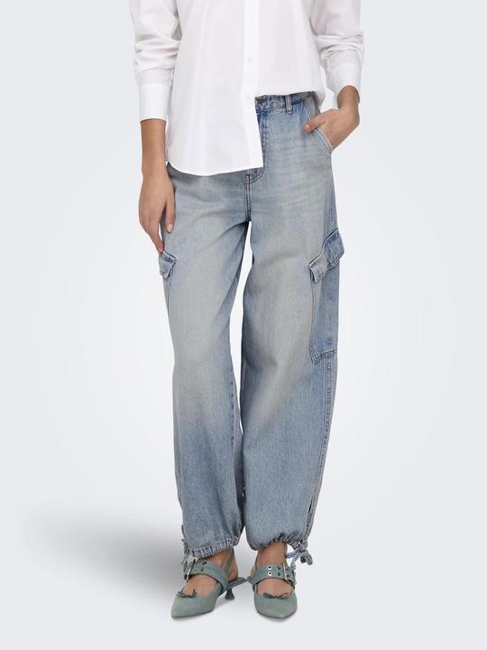 Produktbild Only ONLPERNILLE Hohe Taille Weiter Beinschnitt Jeans Jeans mit weitem Bein (W32/L30)