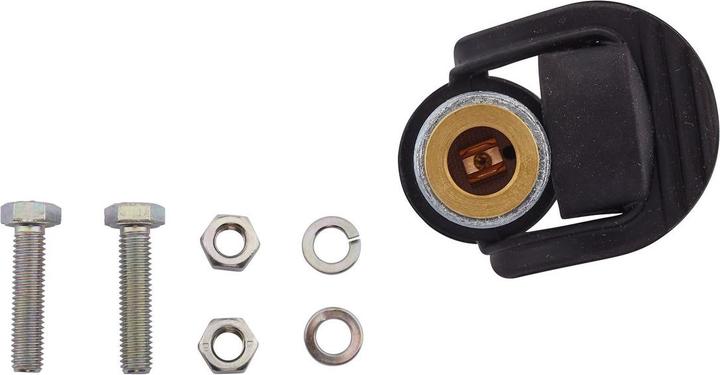 Actual product image Hella Worklight bracket 10 cm with cap screws nut angled