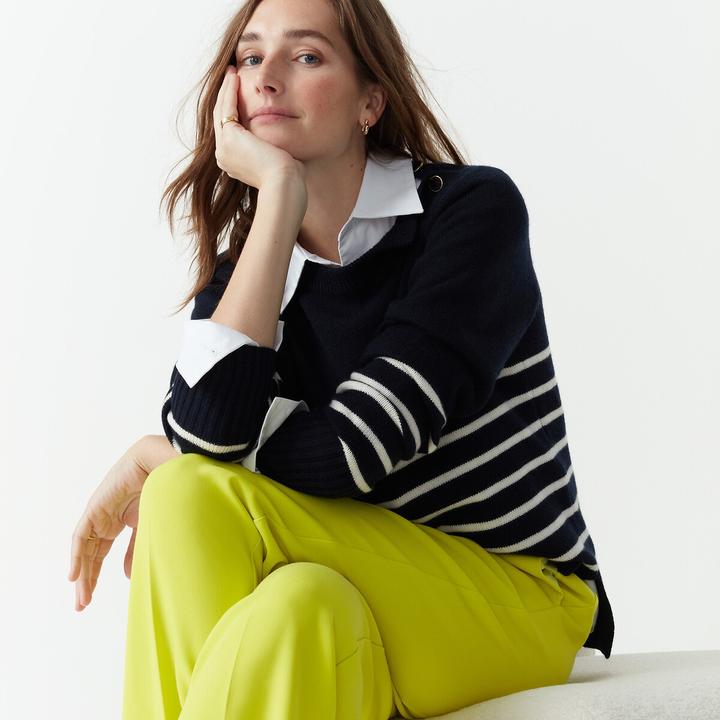 Actual product image La Redoute Collections Wide trousers (46)