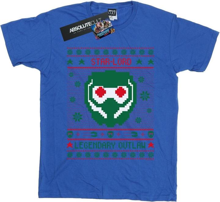 Guardians Of The Galaxy Vol. 2 Star Lord Fair Isle TShirt (XXL)