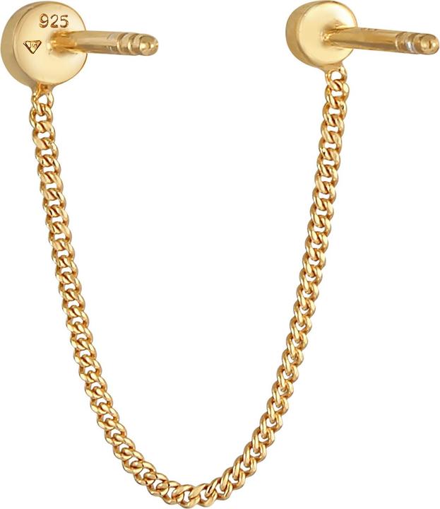 Produktbild Elli Ohrringe Doppel Ohrstecker Kristalle 925 Silber (Glaskristall, 925er Sterling Silber)