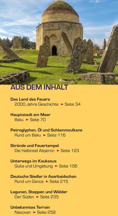 Produktbild Reiseführer Aserbaidschan (Deutsch, Frank Schüttig, Philine von Oppeln, 2020)