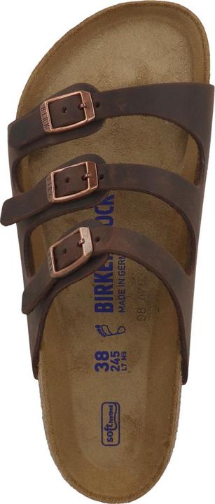 Actual product image Birkenstock Florida SFB oiled nubuck leather soft footbed normal - 66003 (42)