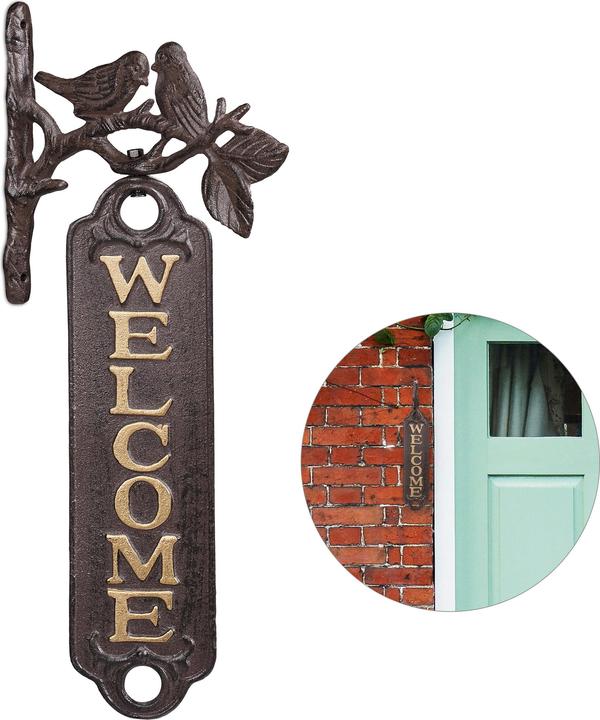 Produktbild Relaxdays Welcome Schild