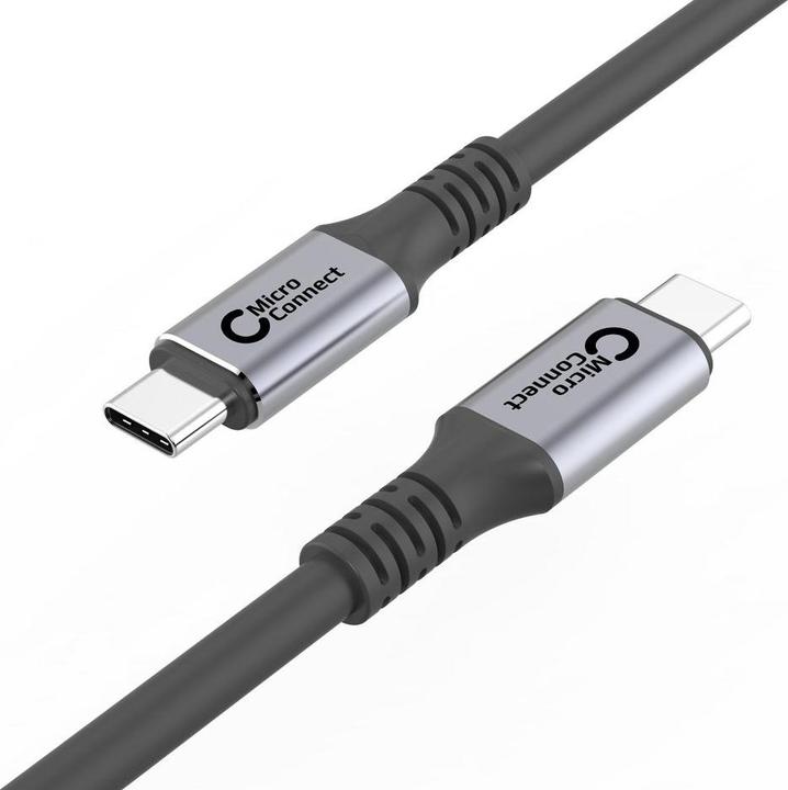 Immagine prodotto MicroConnect USB4CC1. Lunghezza del cavo: 1,2 m, Porta 1: USB C, Porta 2: USB C, Versione USB: USB4 Gen 3x2,... (1.20 m, USB 4.0)