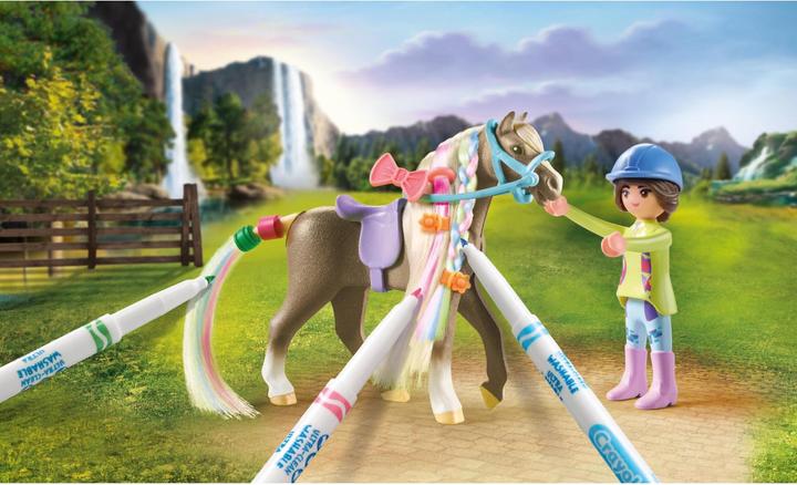 Immagine prodotto Playmobil Set creativo con cavallo e matite (71640, Cavalli Playmobil della cascata)