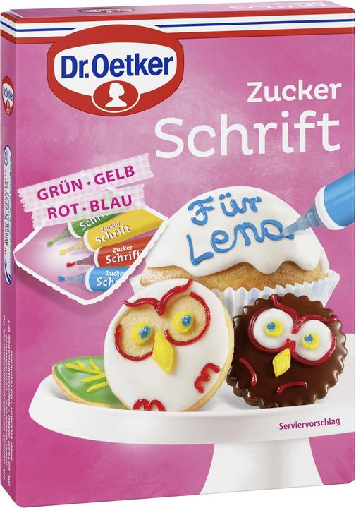 Produktbild Dr. Oetker Zuckerschrift (4 x)