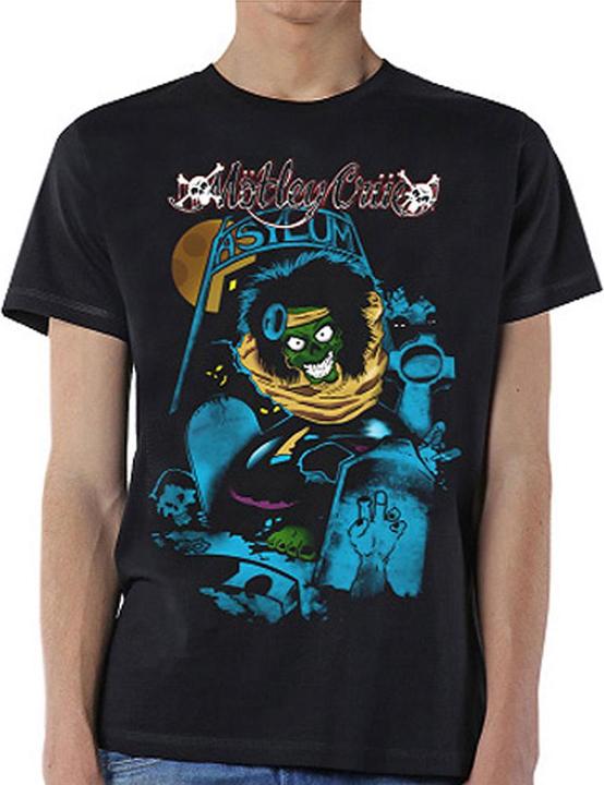 Motley Crue Feelgood Graveyard Vintage Men's Black