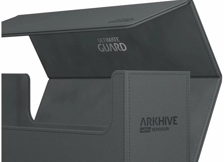 Actual product image Ultimate Guard Card Box XenoSkin Arkhive Monocolor 400+ Grey