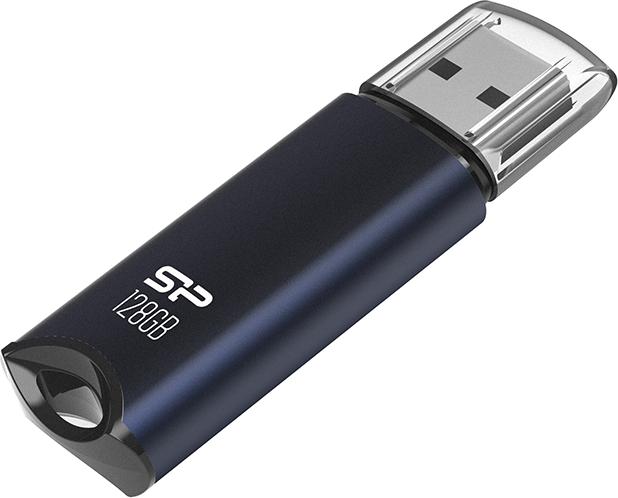 Actual product image Silicon Power memory USB Marvel M02 64GB USB 3.0 Blue (64 GB, USB 3.2)