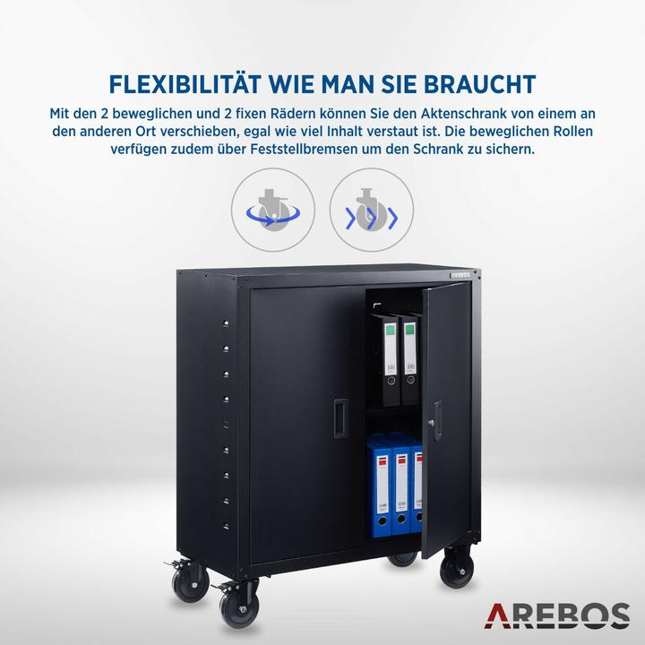 Actual product image Arebos Filing cabinet (90 x 90 x 40 cm)
