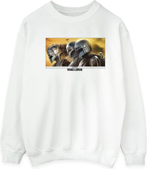 Actual product image Star Wars Mens The Mandalorian Painted Group Sweatshirt (XL)