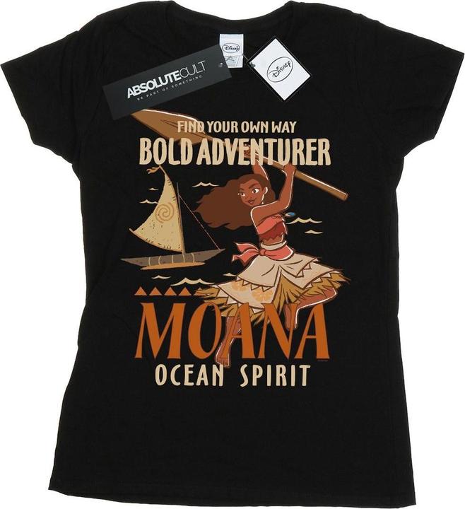 Actual product image Disney Womens/Ladies Moana Find Your Own Way Cotton T-Shirt (L)