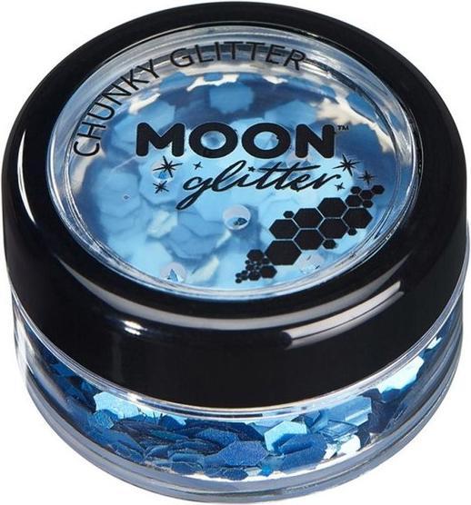 Immagine prodotto Smiffys Moon Glitter Chunky - Blu