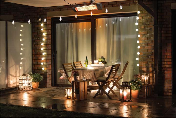 Immagine prodotto Alpina Garden Terrazza con riscaldamento radiante - senza telecomando (2000 W)