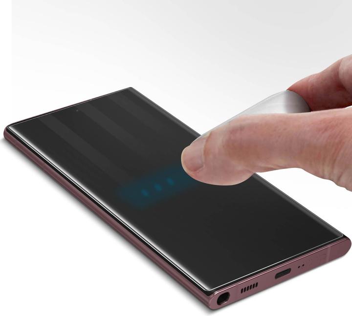 Produktbild Avizar Glas mit Flüssigkleber und UV-Licht (1 Stück, Samsung Galaxy S22 Ultra)