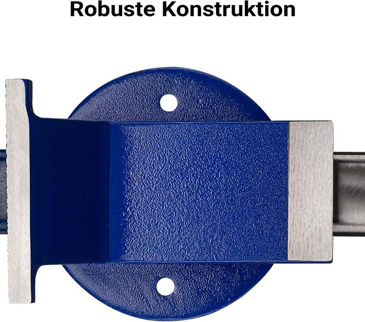 Produktbild Wiltec Schraubstock 125mm Klemmbacken Parallelschraubstock Tischschraubstock (125 mm)