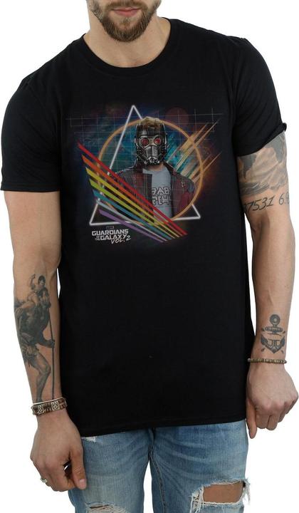 Immagine prodotto Guardians Of The Galaxy Neon Star Lord Masked Maglietta Uomo (L)