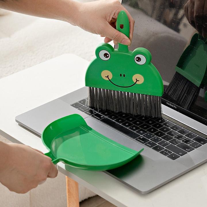 Produktbild Activity Board 1pc Adorable Cartoon Mini Kehrschaufel und Besen, Petite Handheld Cleaning Kit für Desktop und (1 Stk.)